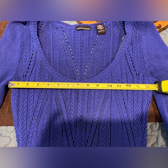 Moda International Blue Knit Dress - Picture 9 of 9